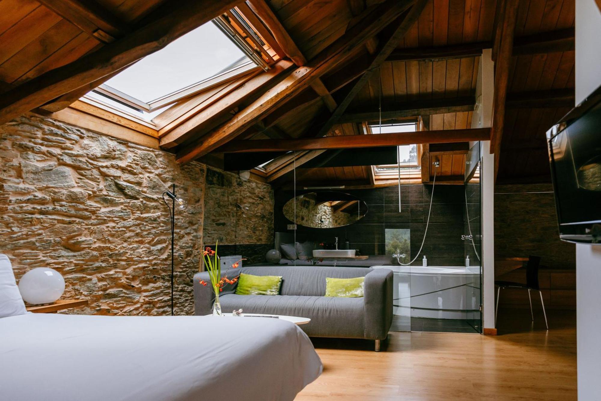 Hotel El Castano Dormilon Santa Marta de Ortigueira Ngoại thất bức ảnh